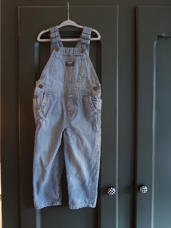 OshKosh B'gosh Other - OshKosh B'gosh Navy and White Pinstripe Overalls